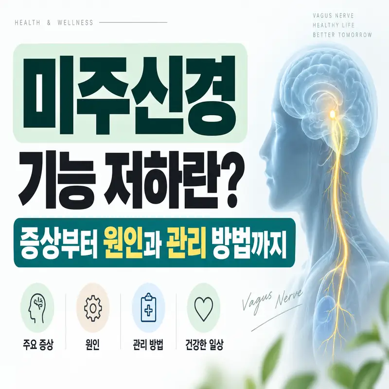 미주신경 기능 저하